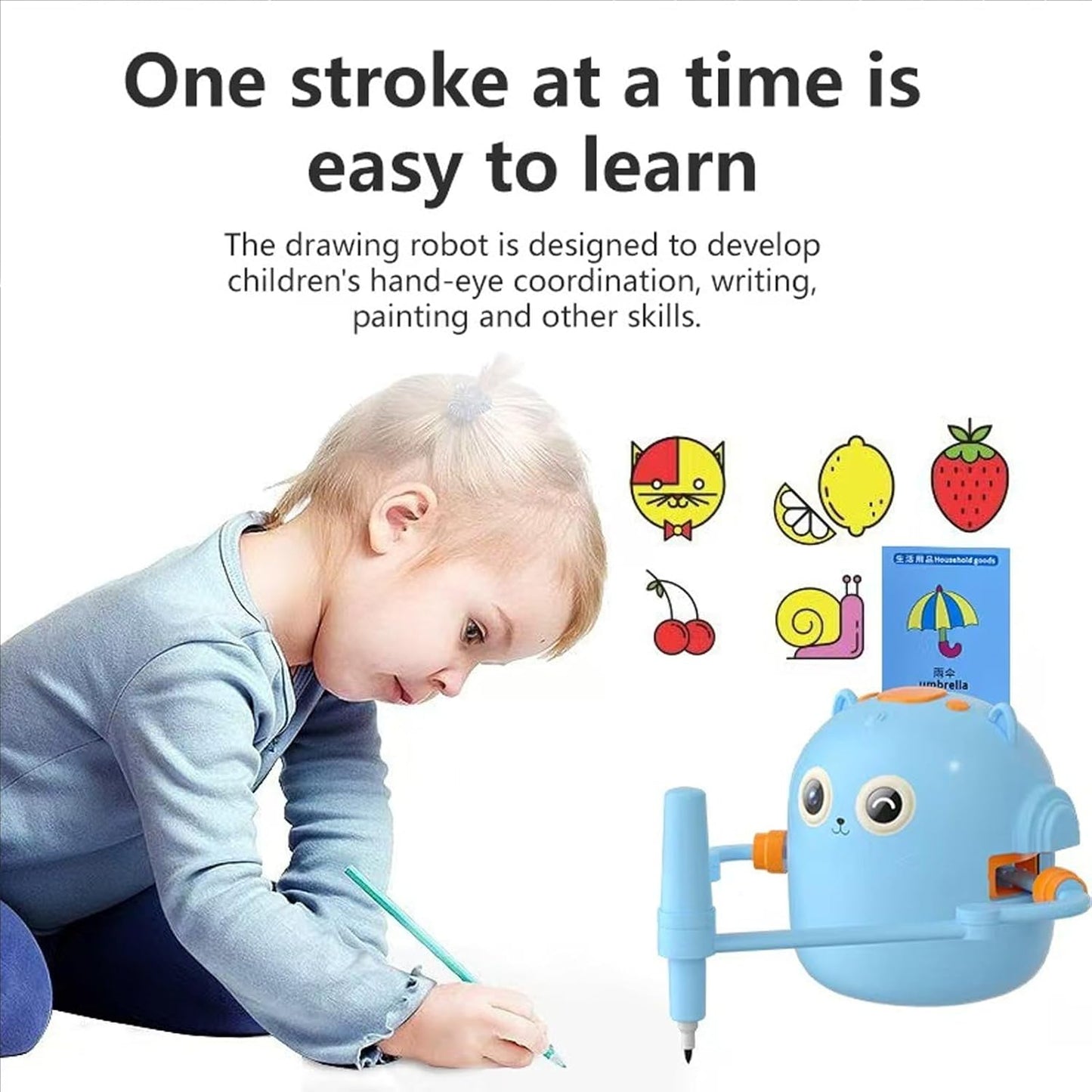 Interactive Educational Drawing Robot For Kids