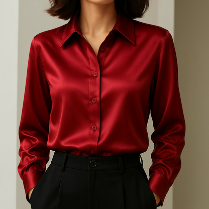 Elvire Satin Blouse