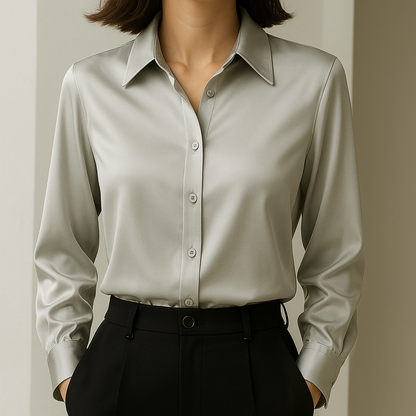 Elvire Satin Blouse