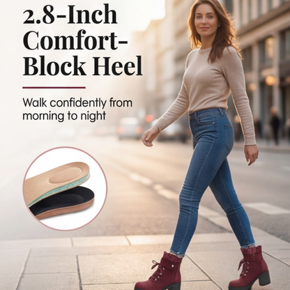 Lacelle - Romantic Lace Trim Suede Ankle Boots