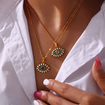 Alchemy Evil Eye Charm Necklace