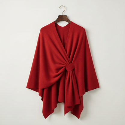 Aurelyn™ – Crossover Knit Wrap Shawl