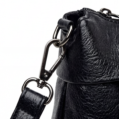 Carria - Soft Leather Crossbody With 3 Compartments