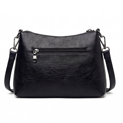 Carria - Soft Leather Crossbody With 3 Compartments