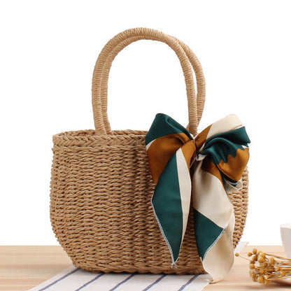 Aisha – Woven Summer Tote Bag