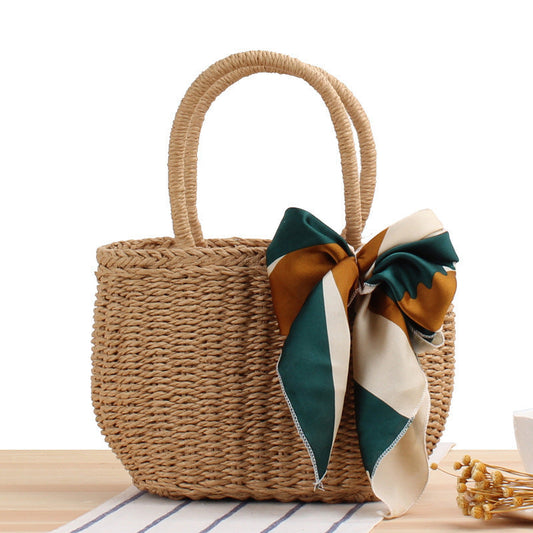 Aisha – Woven Summer Tote Bag