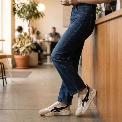 Stradia - Women's Retro Platform Sneakers for All Day Comfort