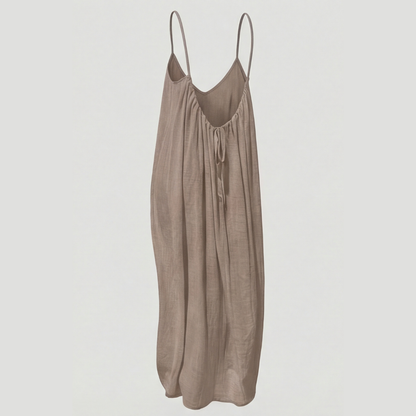 Soleia – Flowy Open Back Summer Maxi Dress
