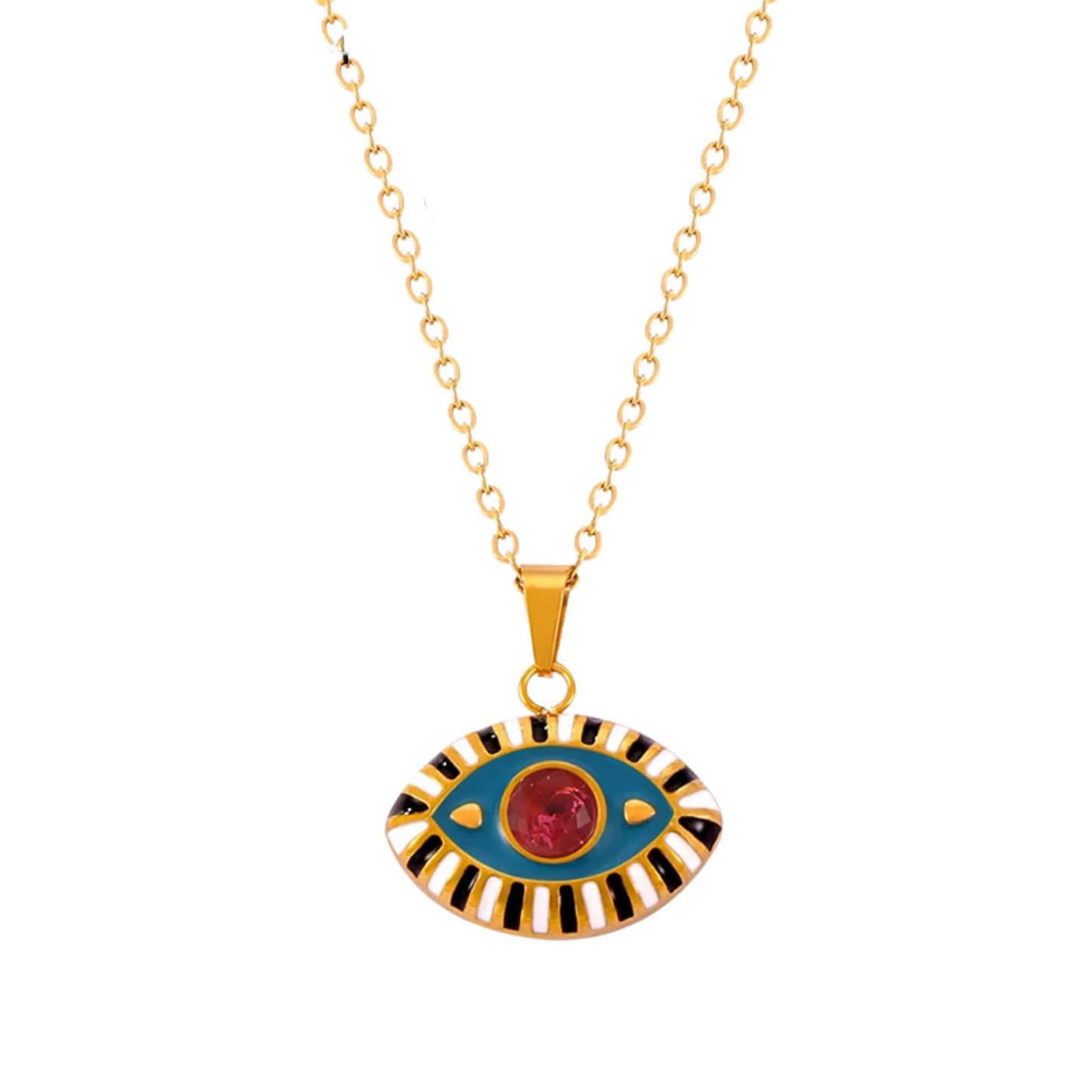 Alchemy Evil Eye Charm Necklace
