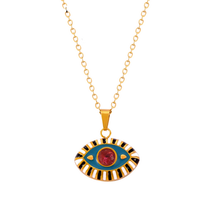 Alchemy Evil Eye Charm Necklace