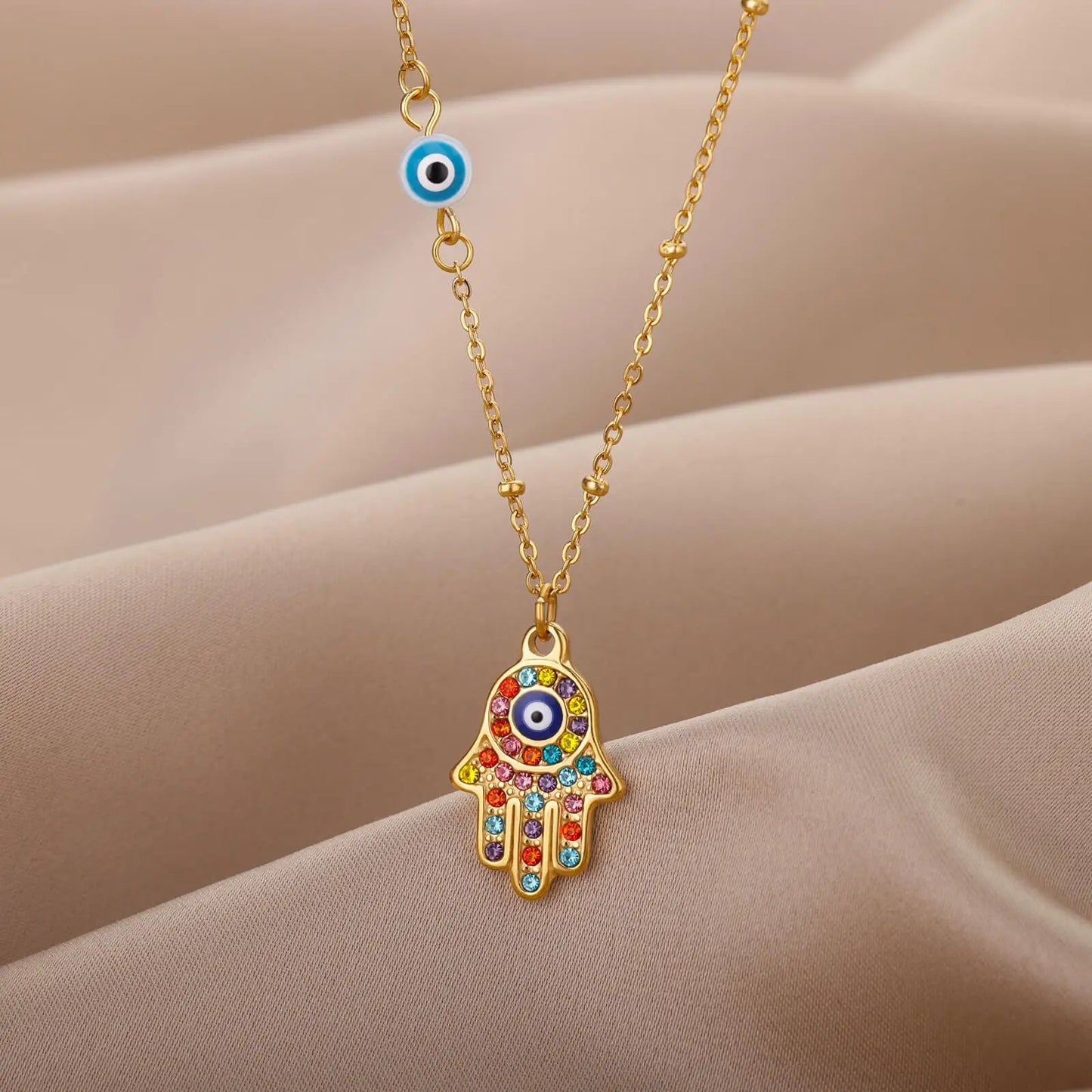 Amara Mystic Eye Pendant Necklace