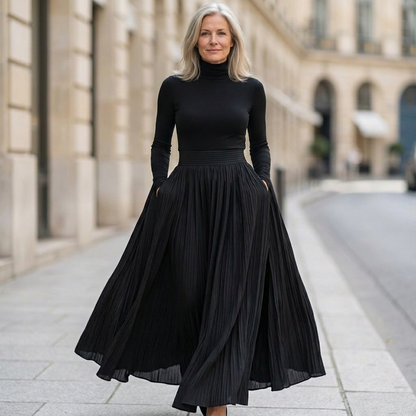 Linara - Women's High Waisted Maxi Skirt