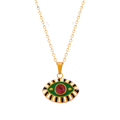 Alchemy Evil Eye Charm Necklace