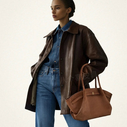 Avana Suede Carryall Bag