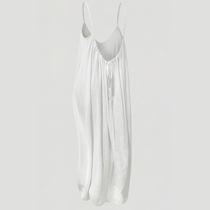 Soleia – Flowy Open Back Summer Maxi Dress