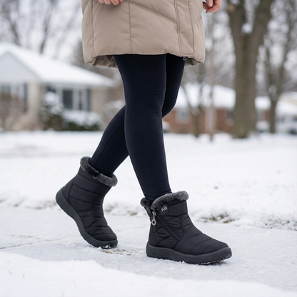 Frostiva - Fur Lined Winter Ankle Boots