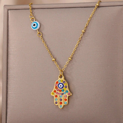 Amara Mystic Eye Pendant Necklace