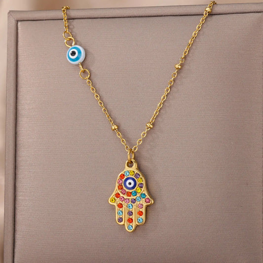 Amara Mystic Eye Pendant Necklace