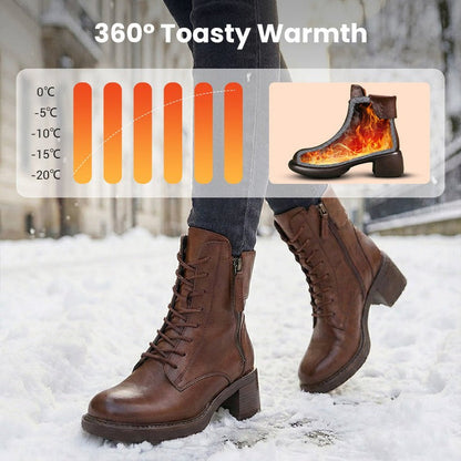 Vintara – Women's Fleece Lined Vintage Ankle Boots