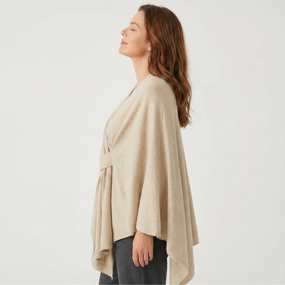 Aurelyn™ – Crossover Knit Wrap Shawl