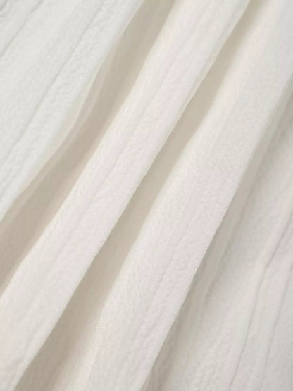 Flowy Tiered Ruched Maxi Skirt