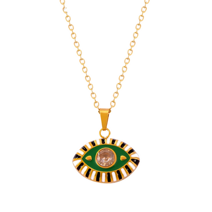 Alchemy Evil Eye Charm Necklace