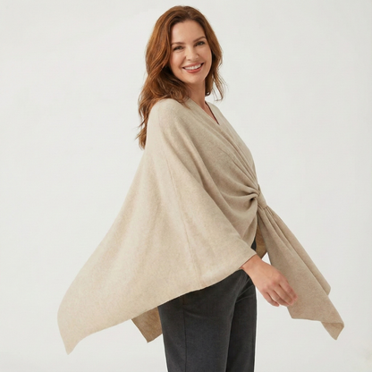 Aurelyn™ – Crossover Knit Wrap Shawl