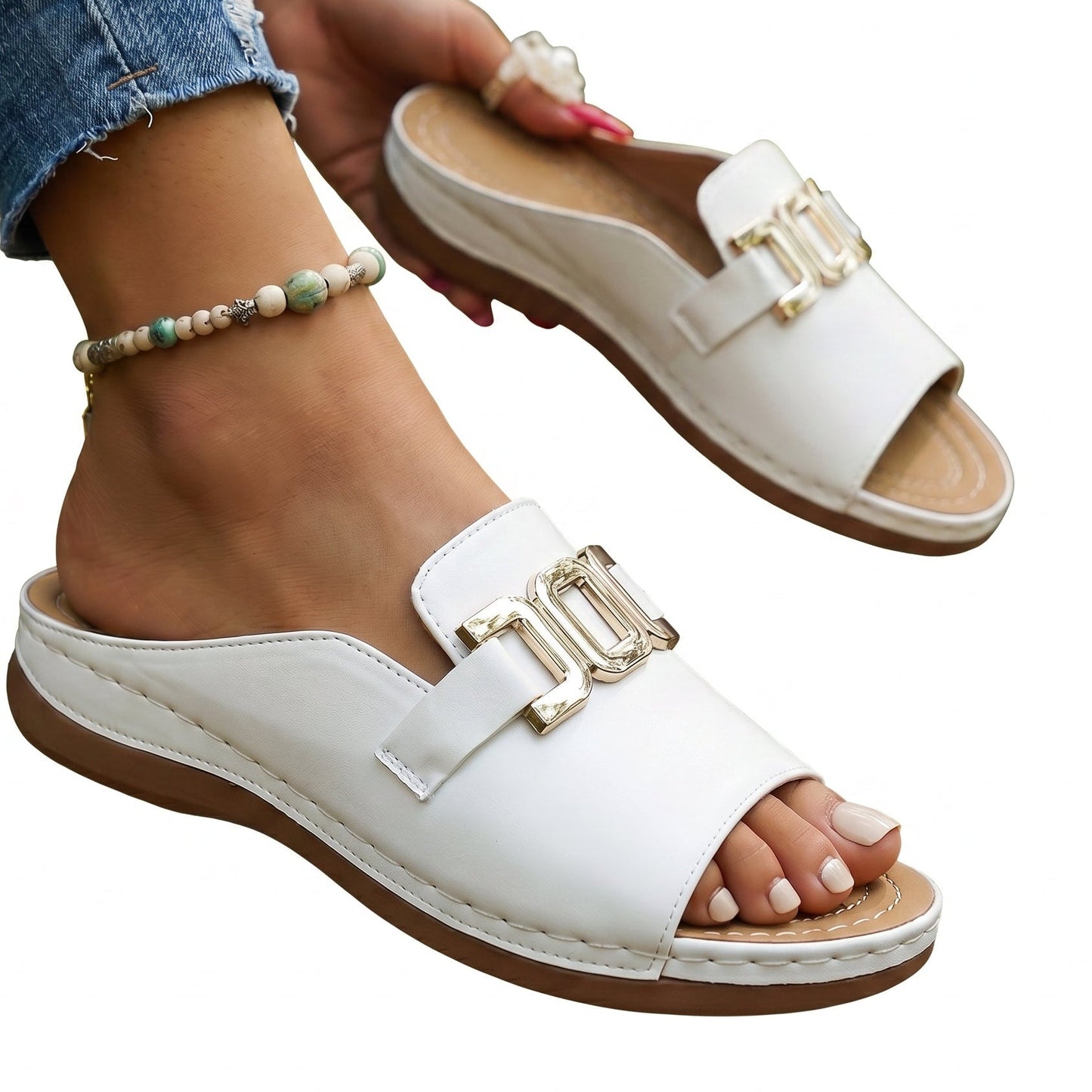 Amara - Chic Open-Toe Sandals for Women