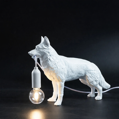 Lumera's German Shepherd Lamp