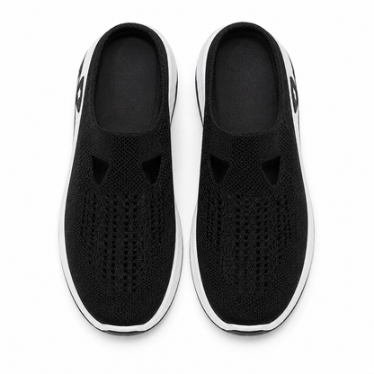 Airessa™ – Breathable Mesh Slip-On Mules with Cushioned Air Sole