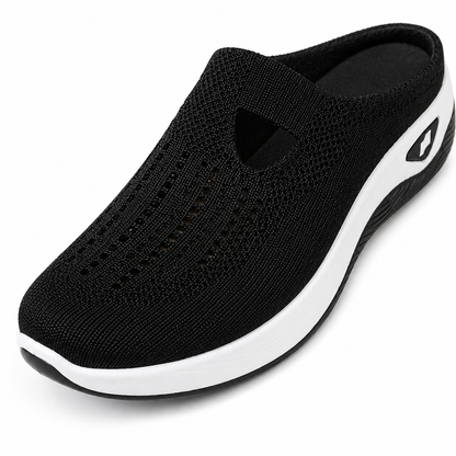 Airessa™ – Breathable Mesh Slip-On Mules with Cushioned Air Sole