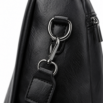 Lunavia – Convertible Leather Backpack Crossbody Bag for Women