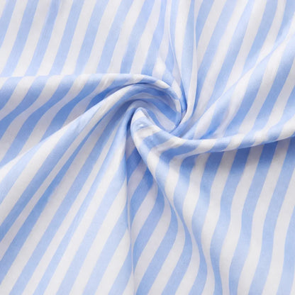 Marivelle – Striped V-Neck Tunic Dress with Pockets