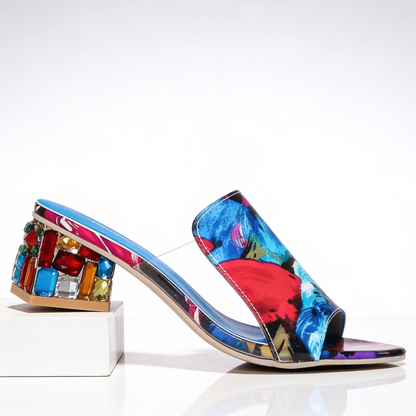 Odette Jewel Heel Slides