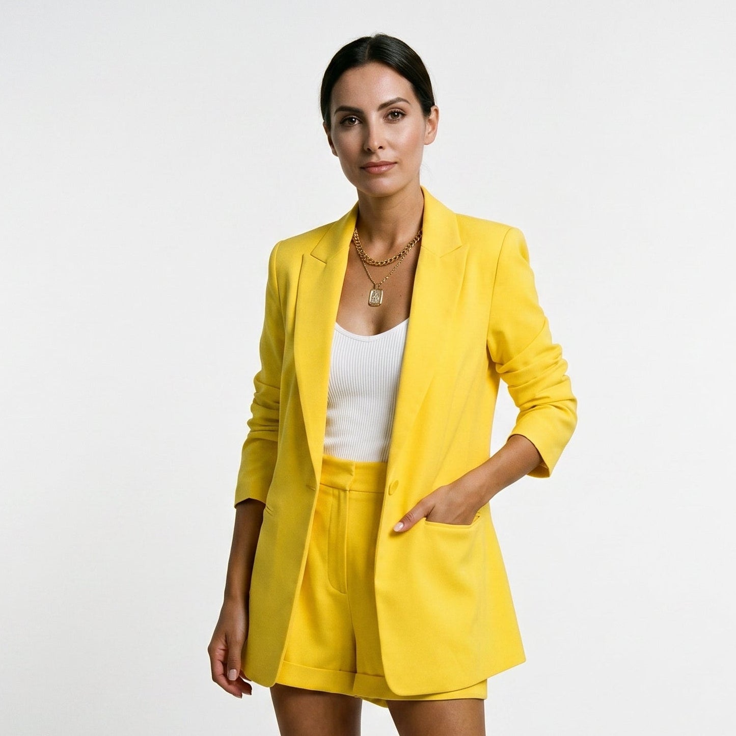 Isabella - Elegant Blazer and Shorts Set