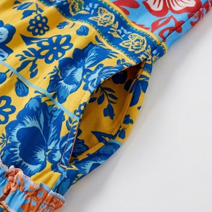 Vivanya – Women's Bold Floral Summer Maxi Dress