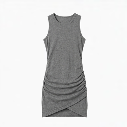 Vivara - Women's Ruched Sleeveless Bodycon Dress
