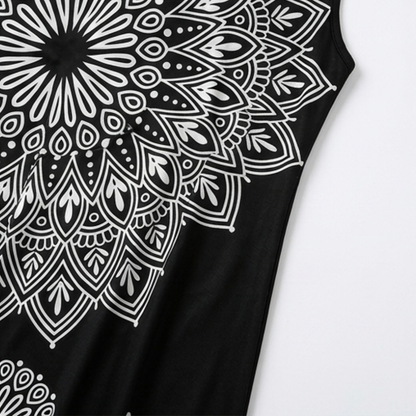 Mandara – Bohemian Mandala Maxi Dress