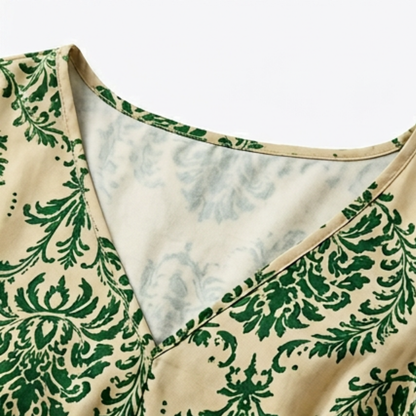 Florenza – Women's Smocked Floral Maxi Dress