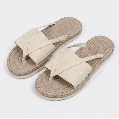 Lunara™ - Soft Espadrille-Style Slide Sandals