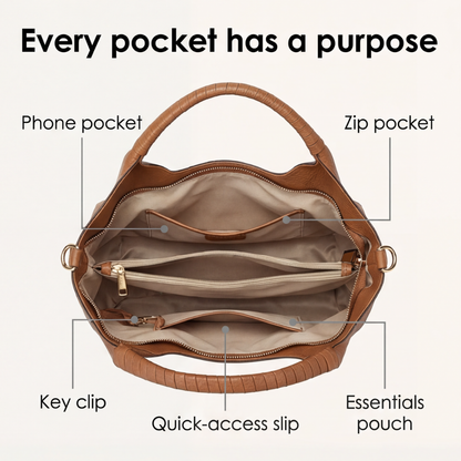 Carrina – Soft Leather Everyday Hobo Bag