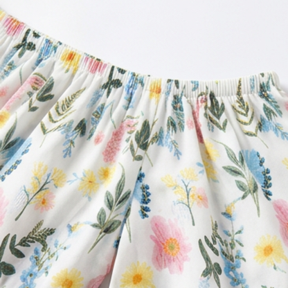 Florevia – Women's Off-Shoulder Floral Maxi Dress with Pockets