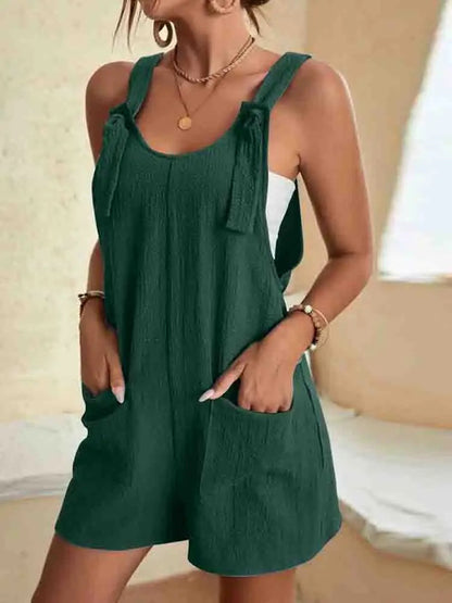 Tina | Lightweight Linen Summer Romper