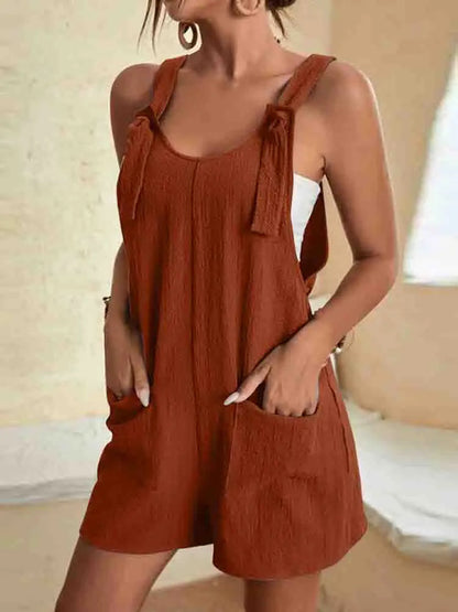 Tina | Lightweight Linen Summer Romper
