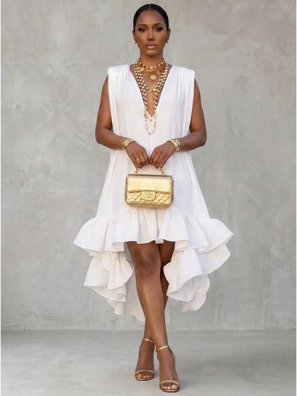 Women’s Dress | Feather Design Midi