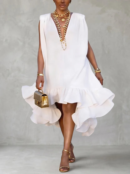 Women’s Dress | Feather Design Midi