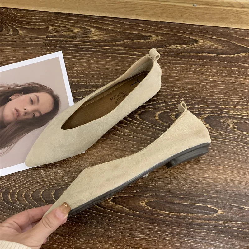 Sophia | Stylish Vintage Soft Leather Ballet Flats for Women