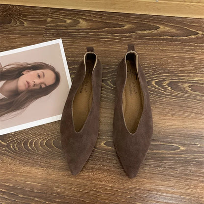 Sophia | Stylish Vintage Soft Leather Ballet Flats for Women