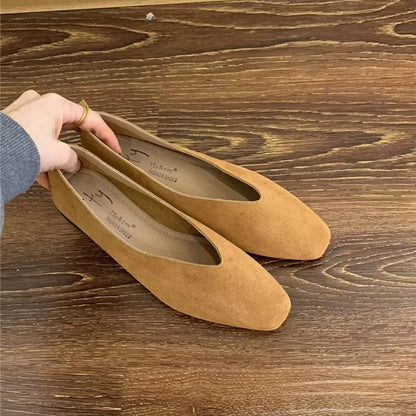 Sophia | Stylish Vintage Soft Leather Ballet Flats for Women