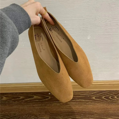 Sophia | Stylish Vintage Soft Leather Ballet Flats for Women